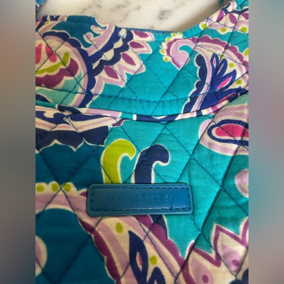 Exceptional blue floral bag 18x13x6 Vera Bradley EUC - Picture 7 of 8